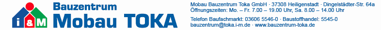 Mobau Bauzentrum TOKA GmbH